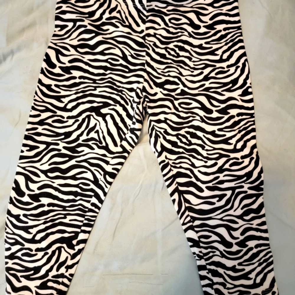 Little Girl's Zebra Print Pants